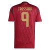 Virallinen Fanipaita Belgia Trossard 9 Kotipelipaita Euro 2024 - Miesten